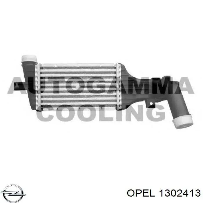 1302413 Opel интеркулер