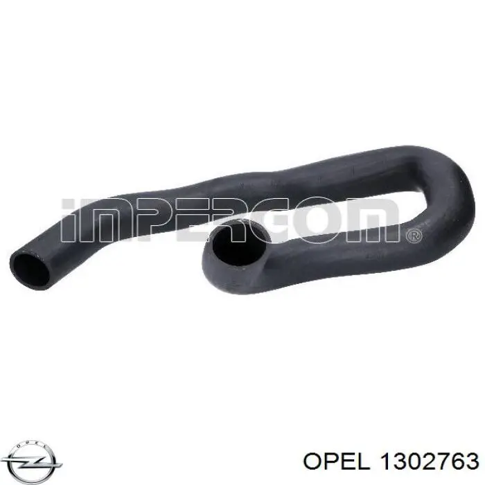 1302763 Opel шланг (патрубок интеркуллера нижний)