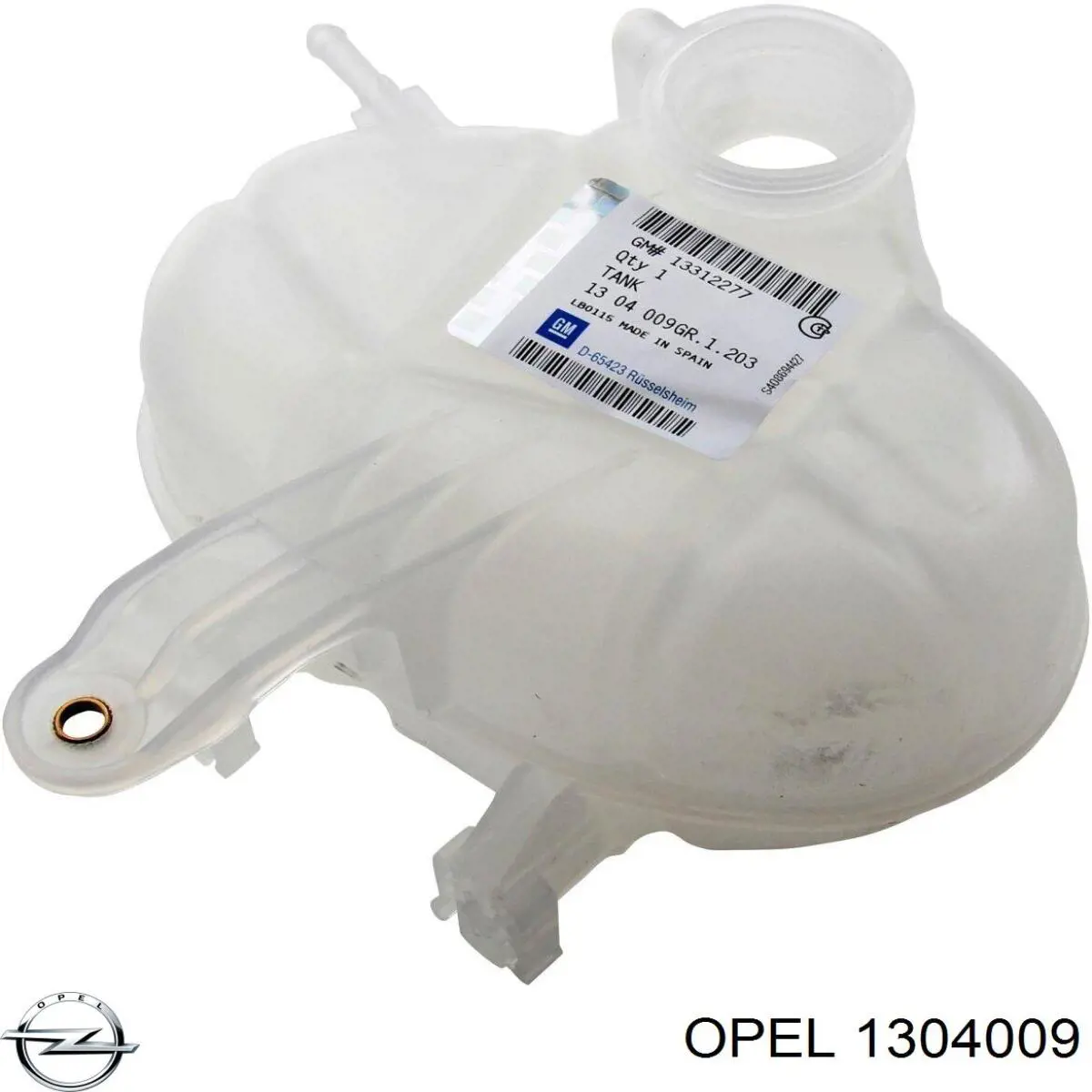 1304009 Opel tanque de expansão do sistema de esfriamento