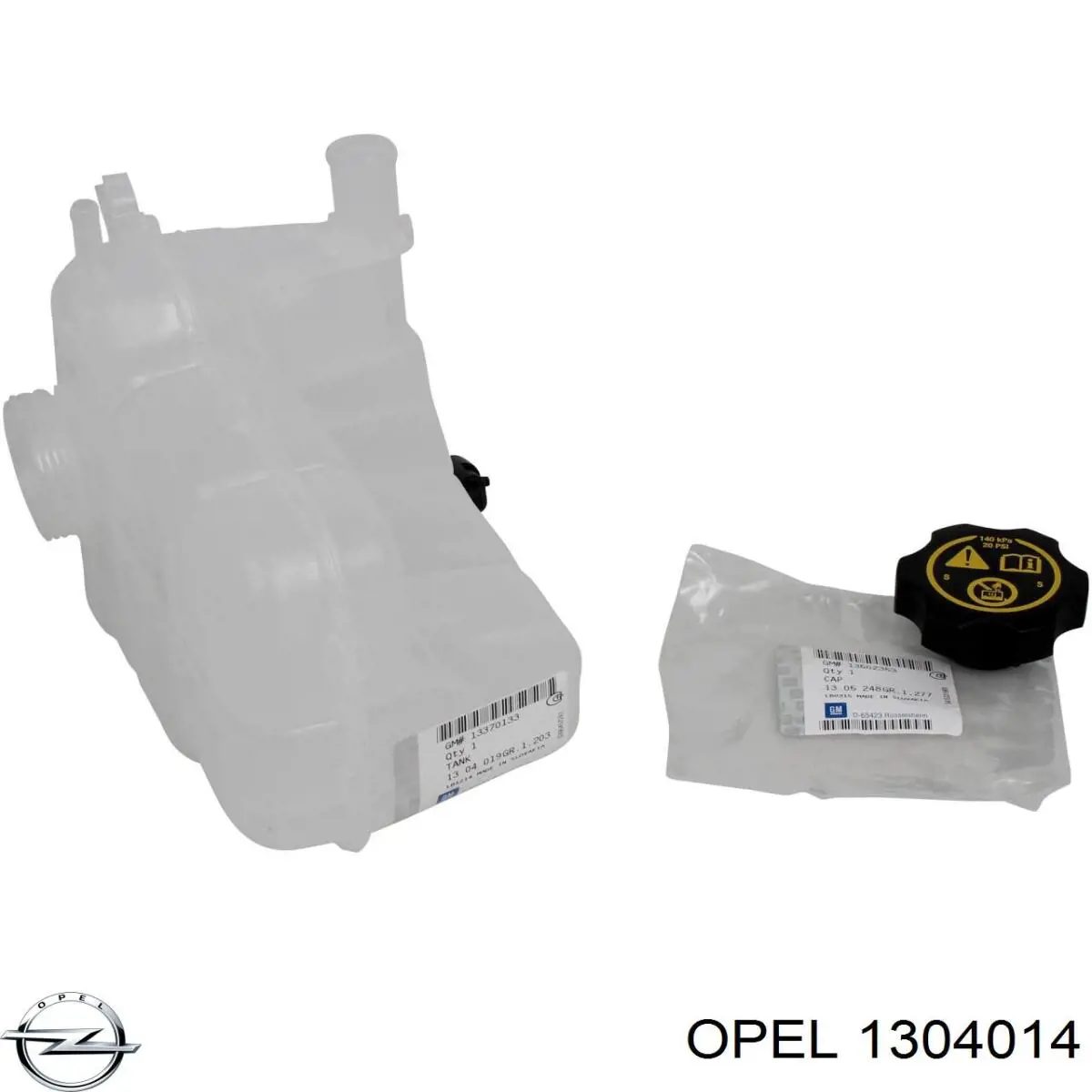 Купить 1304014 Opel Водяной бачок системы охлаждения