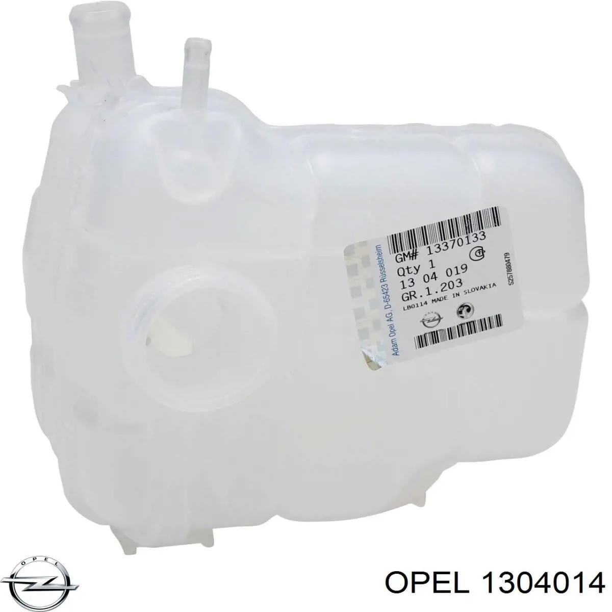 Бачок системы охлаждения 1304014 Opel