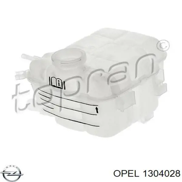 Бачок системы охлаждения двигателя расширительный Opel 1304028 цена, от 9.34 USD