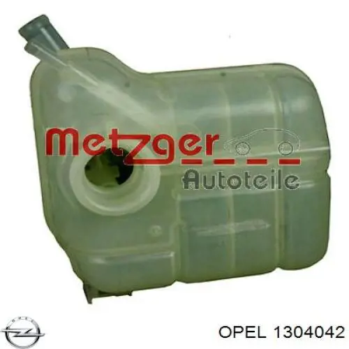 1304042 Opel tanque de expansão do sistema de esfriamento