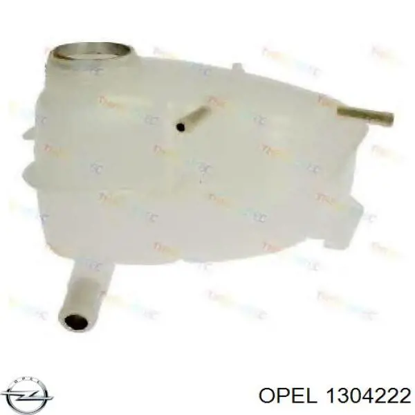 1304222 Opel tanque de expansão do sistema de esfriamento