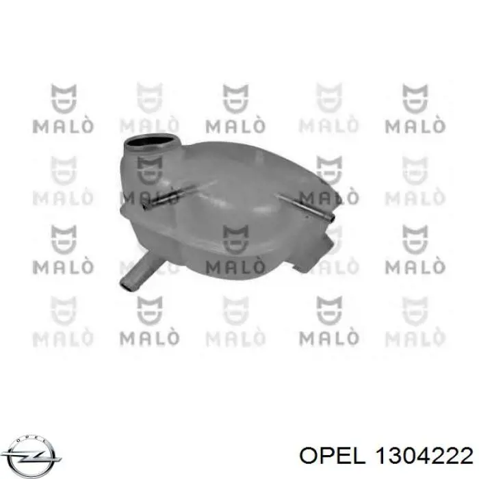 Бачок системы охлаждения двигателя расширительный Opel 1304222 цена, от 13.14 USD