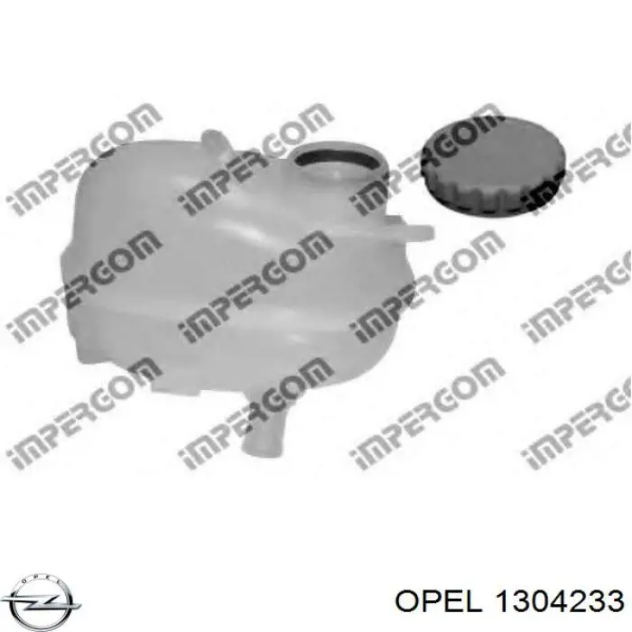 Бачок системы охлаждения 1304233 Opel