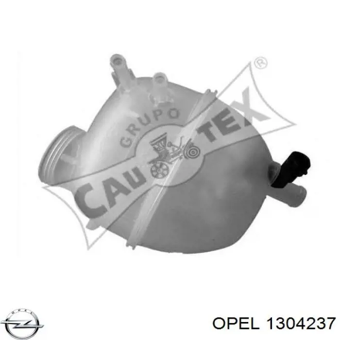 Бачок системы охлаждения 1304237 Opel