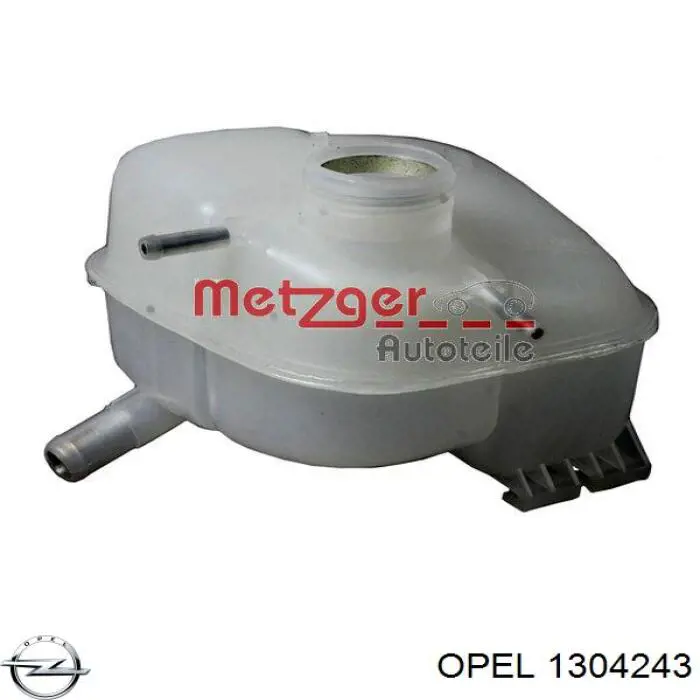 1304243 Opel tanque de expansão do sistema de esfriamento