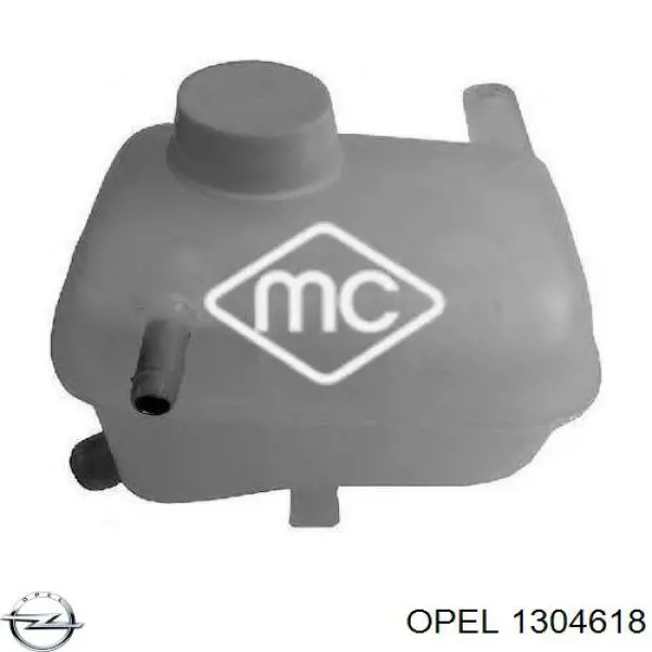 1304618 Opel Расширительный бачок охлаждения