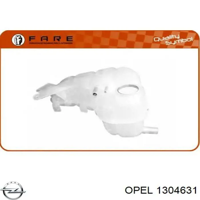 Бачок системы охлаждения двигателя расширительный Opel 1304631 цена, от 15.38 USD