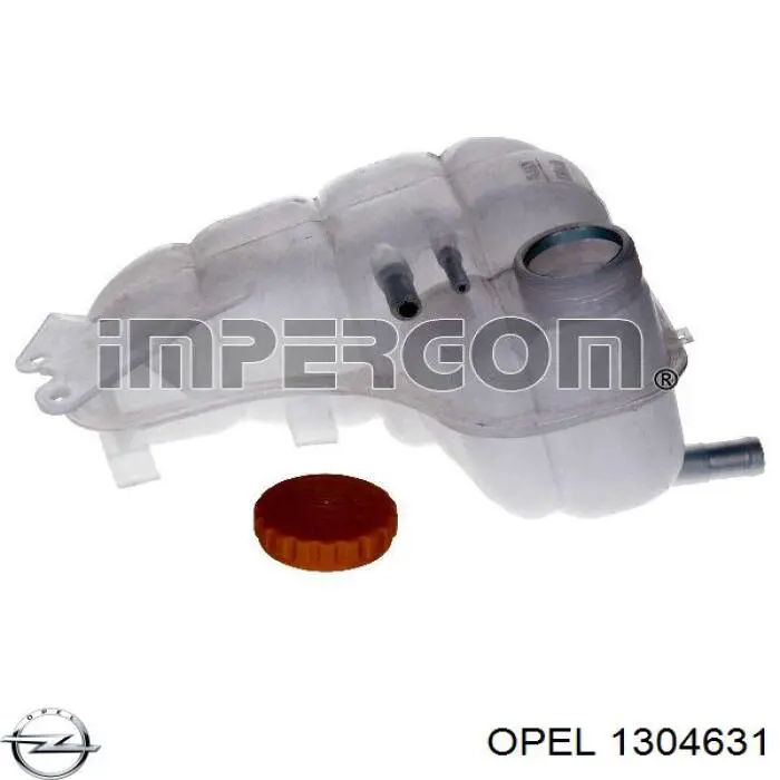 Бачок системы охлаждения 1304631 Opel