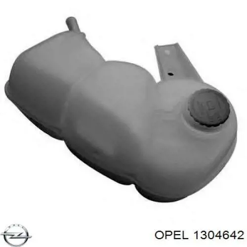 Бачок системы охлаждения 1304642 Opel