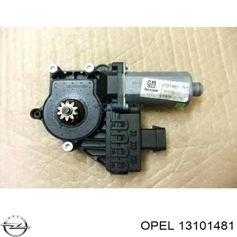 Стеклоподъемник передней правой двери 13101481 Opel