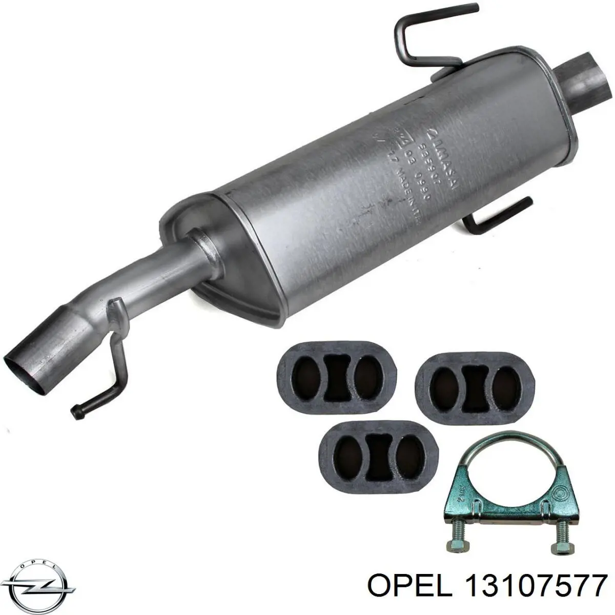 Выхлоп задний Opel 13107577 цена, от 72.83 USD