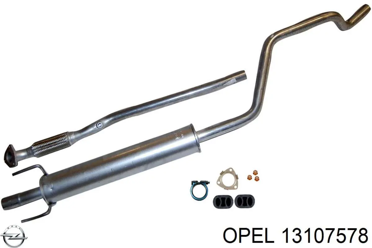 5852198 Opel Выхлопная труба
