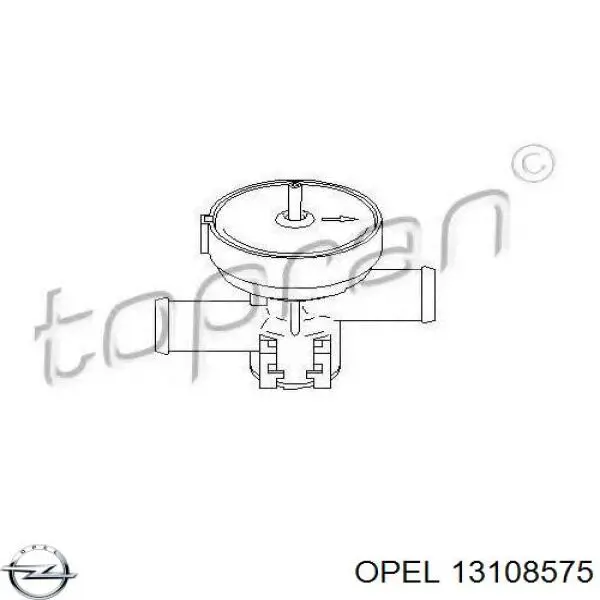 Кран печки 90566948 General Motors