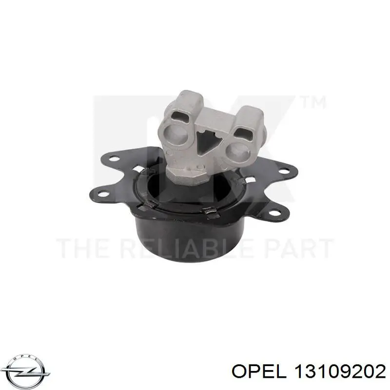 Левая подушка двигателя 13109202 Opel