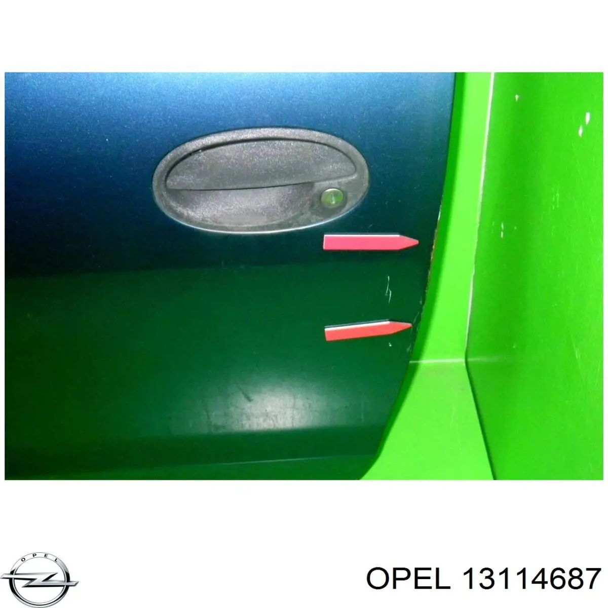  Porta dianteira esquerda Opel Corsa C сaixa (F08) (2001 - 2011) C