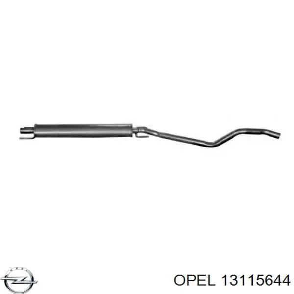 Купить 13115644 Opel Выхлоп центральный