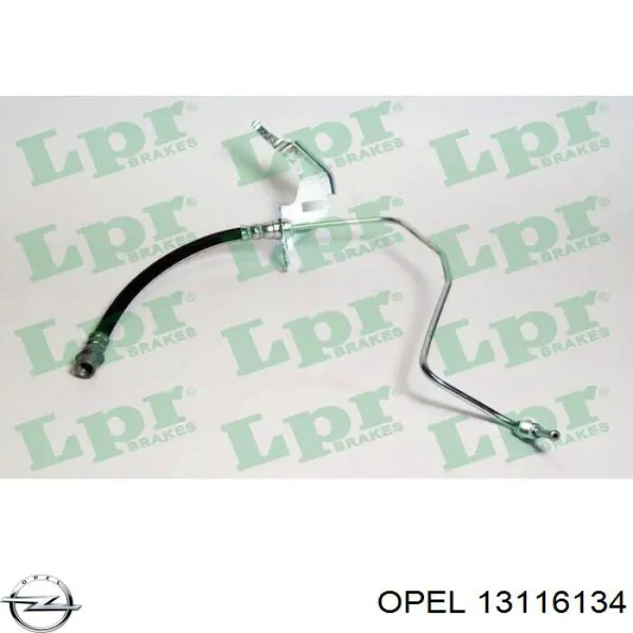 Шланг тормозной задний, правый Opel 13116134 цена, от 18.78 USD