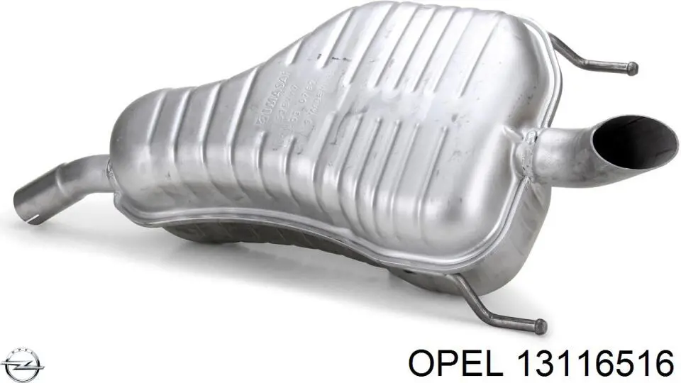 Выхлоп задний Opel 13116516 цена, от 82.70 USD