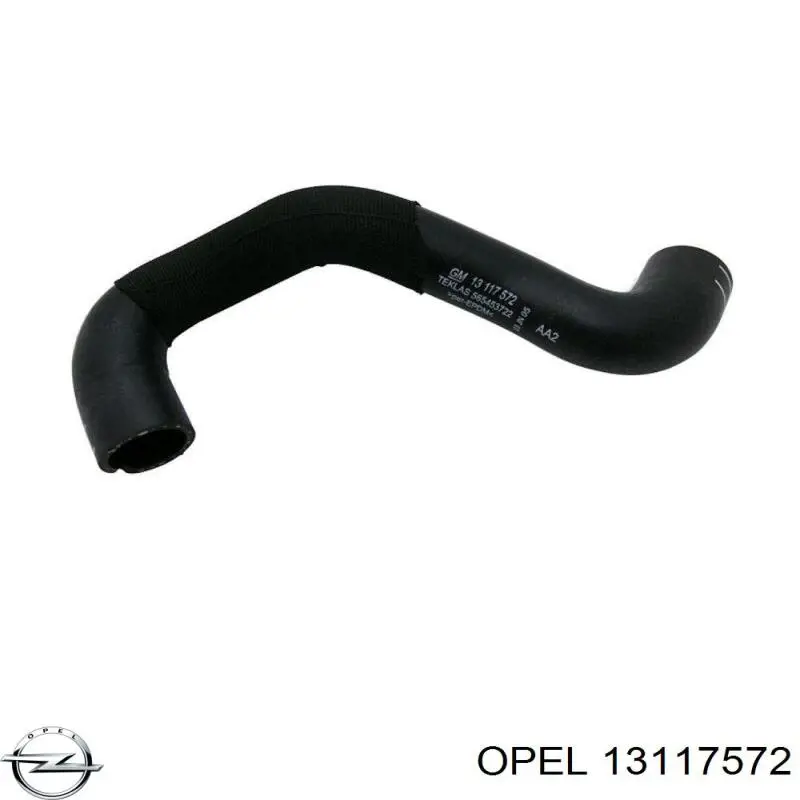 13117572 Opel mangueira (cano derivado do radiador de esfriamento superior)