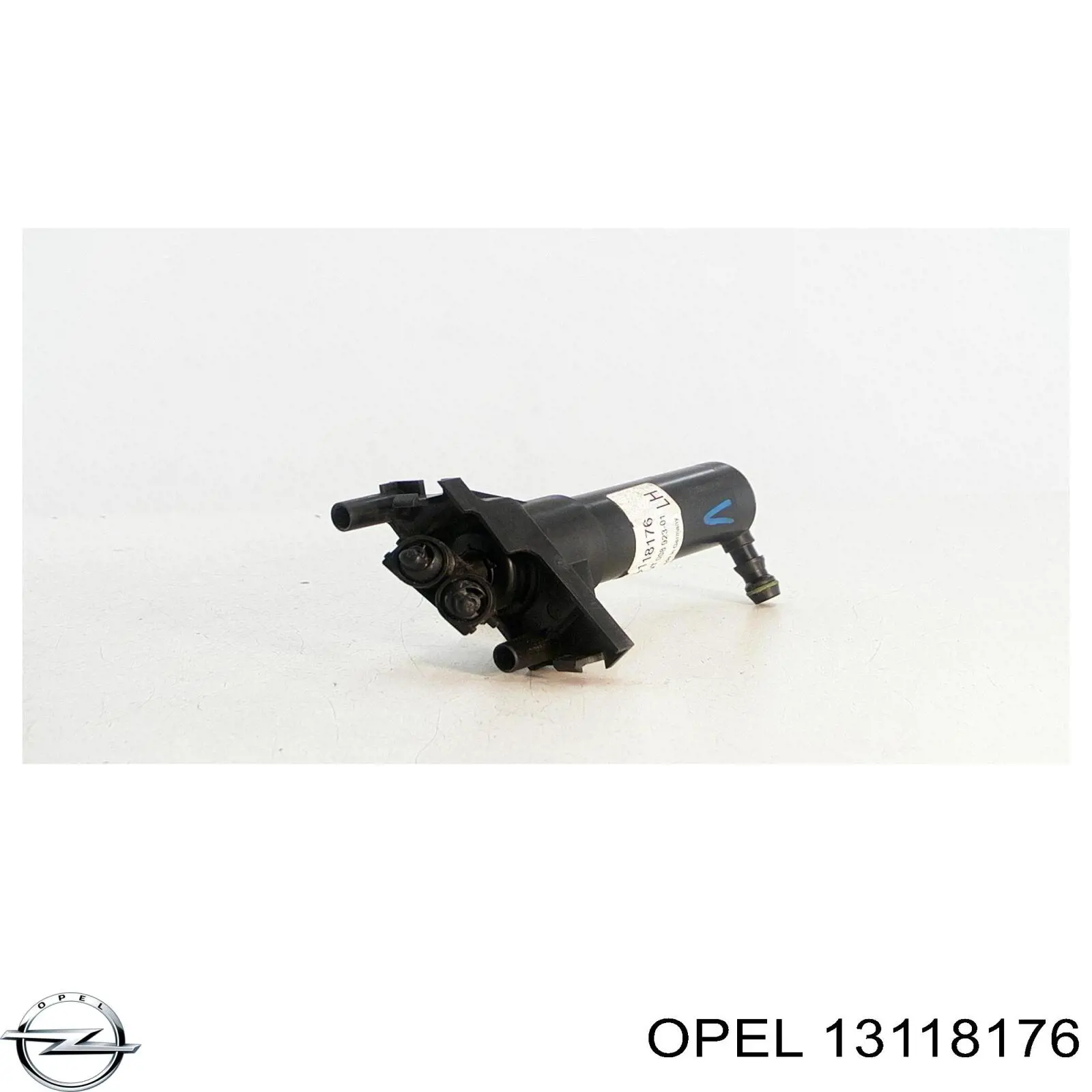 13118176 Opel suporte do injetor de fluido para lavador das luzes (cilindro de elevação)