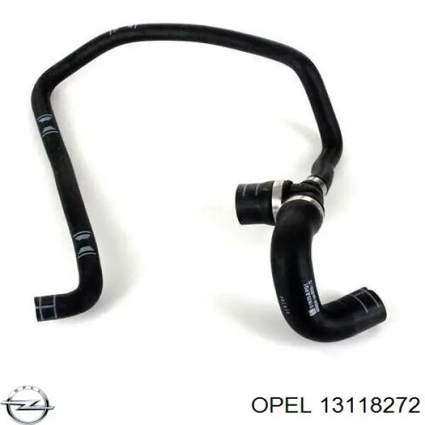 13118272 Opel шланг (патрубок радиатора охлаждения нижний)