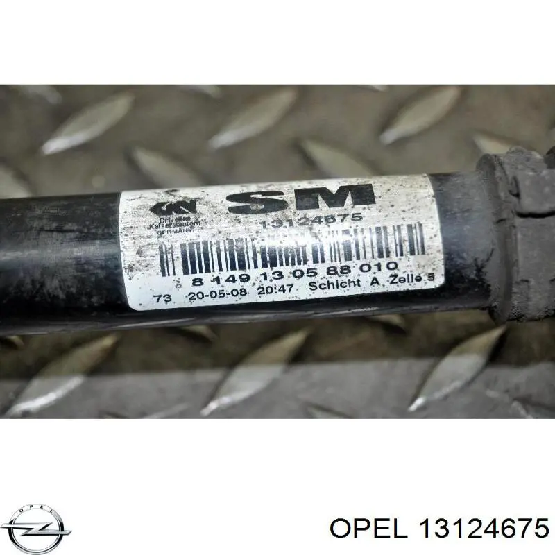 Привод передний левый Opel 13124675 цена, от 76.47 USD