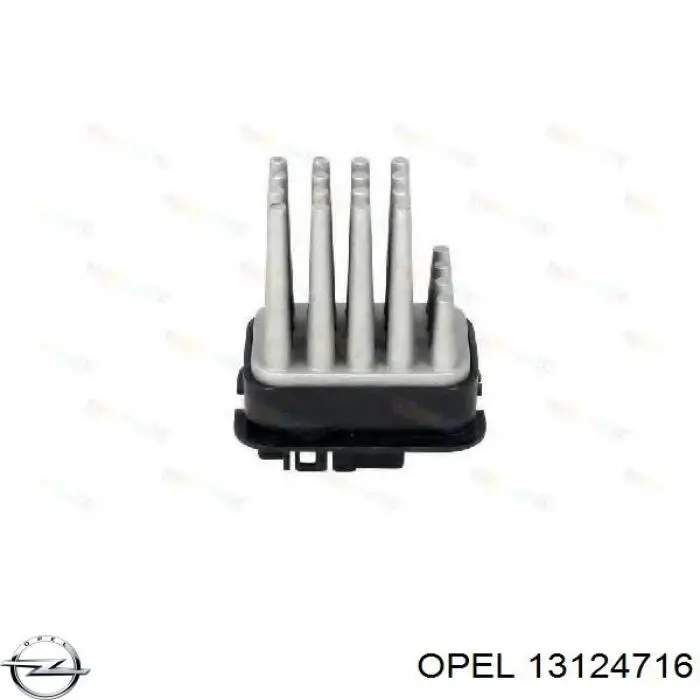 13124716 Opel резистор (сопротивление вентилятора печки (отопителя салона))