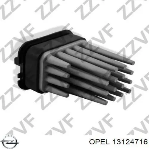 Резистор печки 13124716 Opel