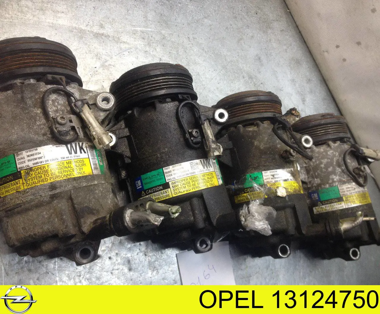 Купить 13124750 Opel Компрессор климатической установки