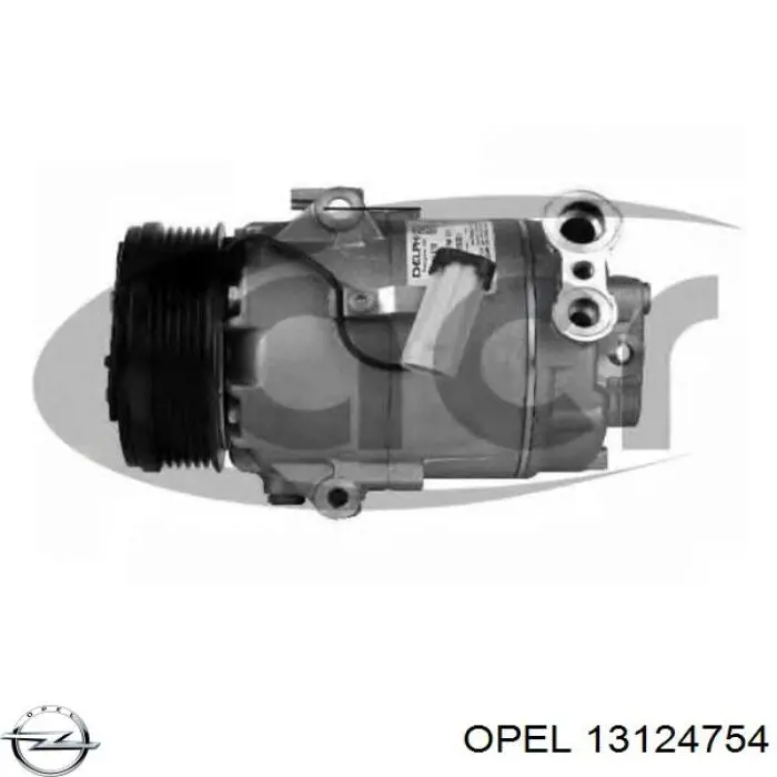 Компрессор системы кондиционирования Opel 13124754 цена, от 288.08 USD