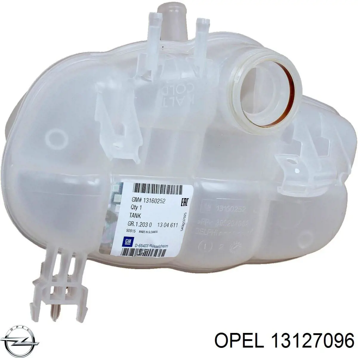 13127096 Opel tanque de expansão do sistema de esfriamento