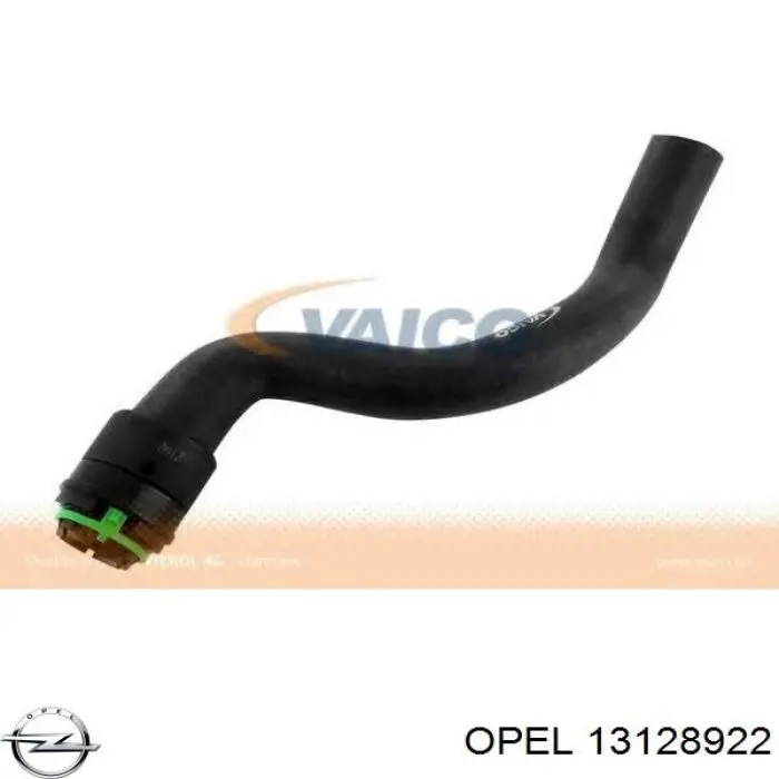 13128922 Opel шланг радиатора отопителя (печки, обратка)