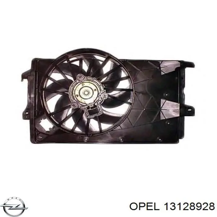 13128928 Opel Вентилятор радиатора