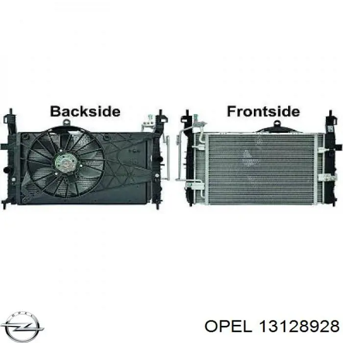 Электровентилятор охлаждения в сборе Opel 13128928 цена, от 176.02 USD