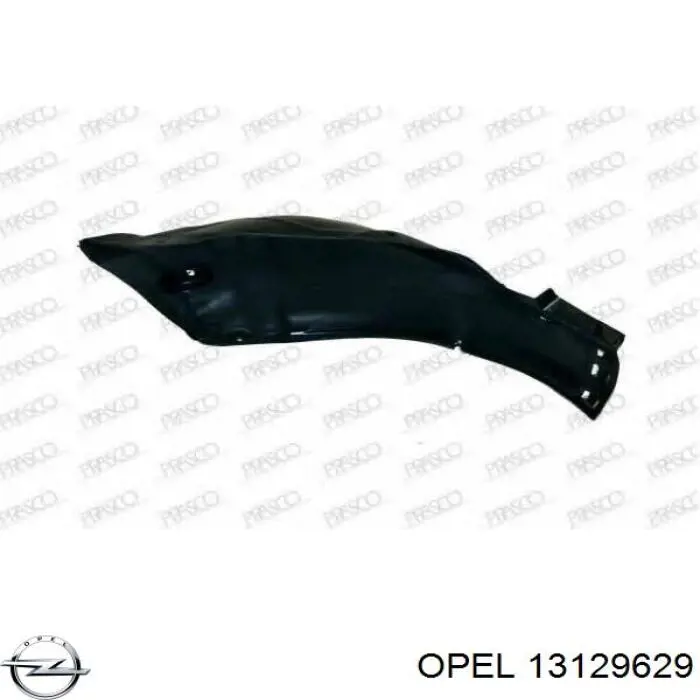 Купить 13129629 Opel Подкрылок крыла переднего правый задний