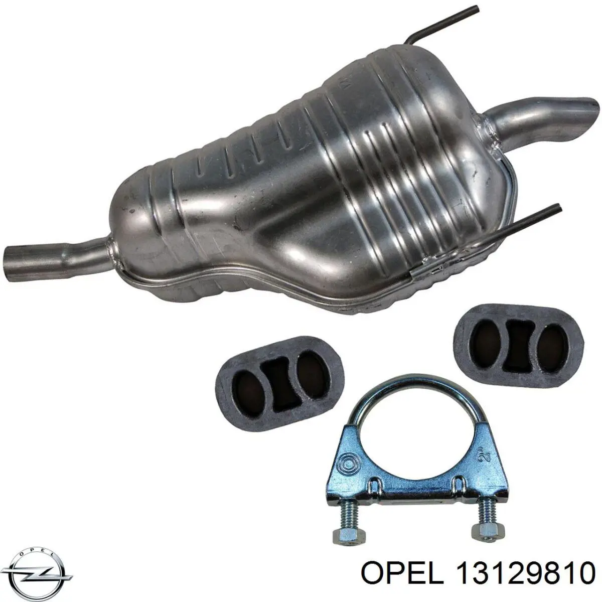 Глушитель, центральная часть Opel 13129810 цена, от 53.40 USD