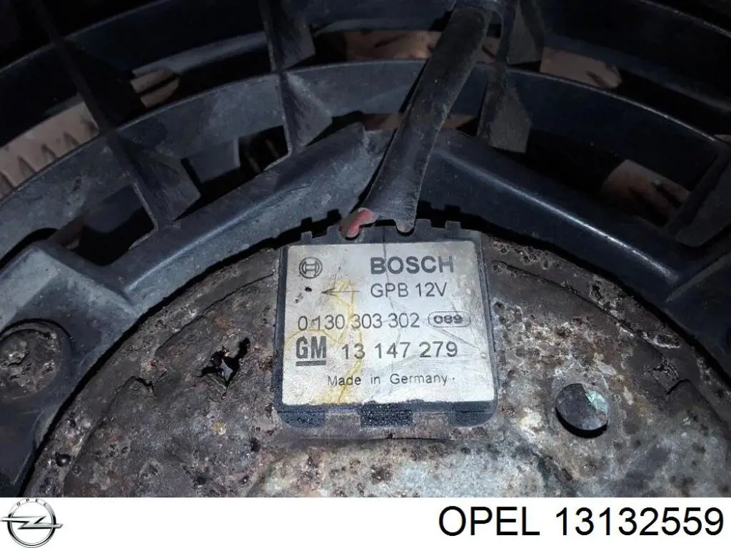 Электровентилятор охлаждения в сборе Opel 13132559 цена, от 62.08 USD