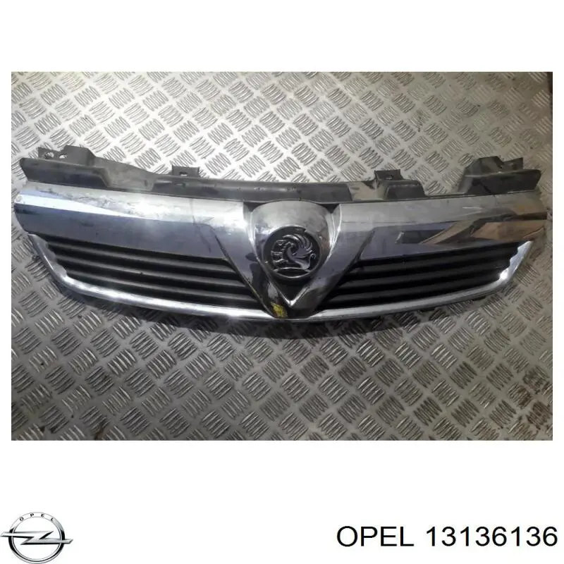 Облицовка радиатора Opel 13136136 цена, от 50.73 USD
