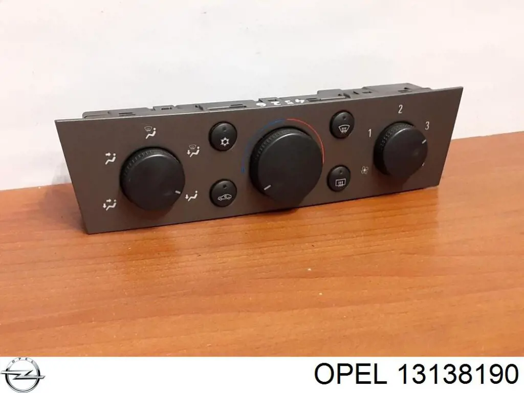 13138190 Opel блок управления режимами отопления/кондиционирования