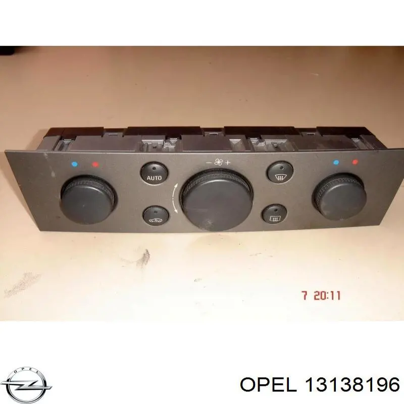13138196 OPEL Unidad de control aire acondicionado original y equivalente