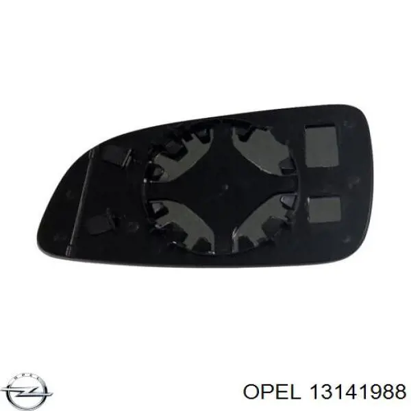 13141988 Opel зеркальный элемент зеркала заднего вида правого