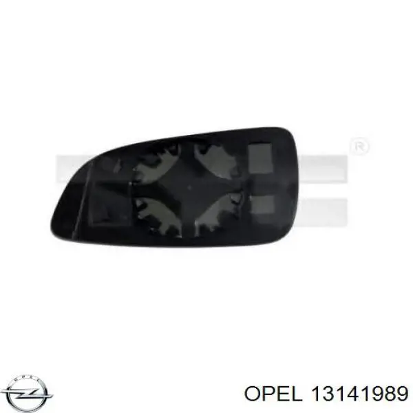 13141989 Opel зеркальный элемент зеркала заднего вида левого