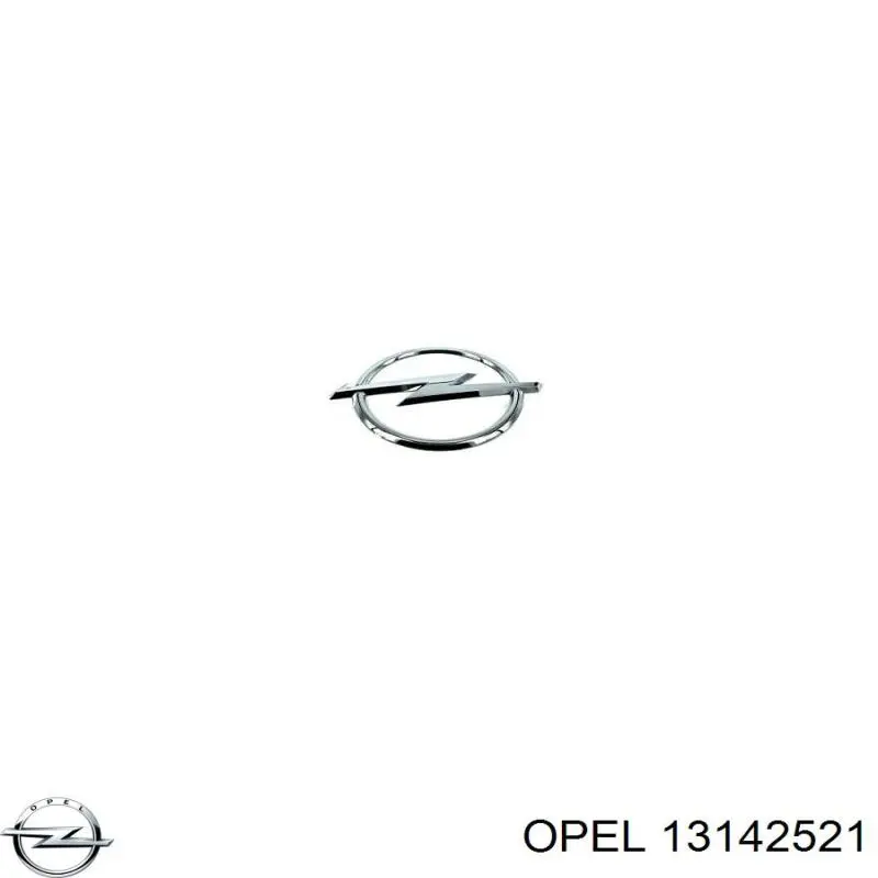 Эмблема решетки радиатора на Opel Astra H 