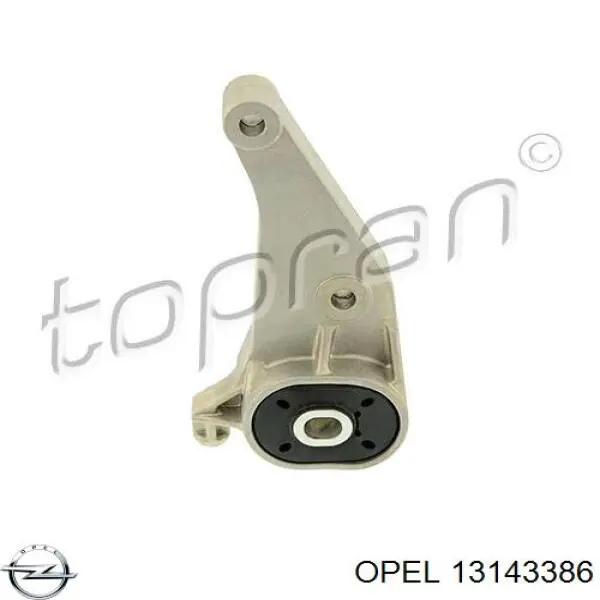 Кронштейн подушки (опоры) двигателя задней 13143386 Opel