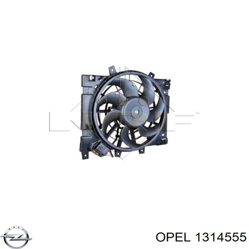 Диффузор радиатора охлаждения Opel 1314555 цена, от 35.29 USD