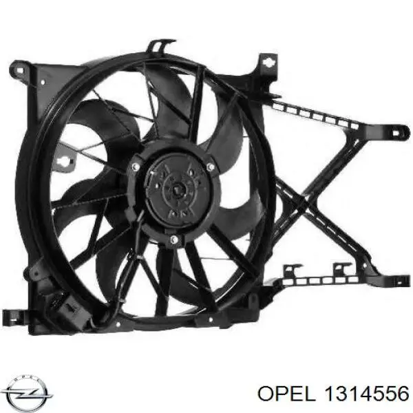 Диффузор радиатора охлаждения Opel 1314556 цена, от 75.72 USD
