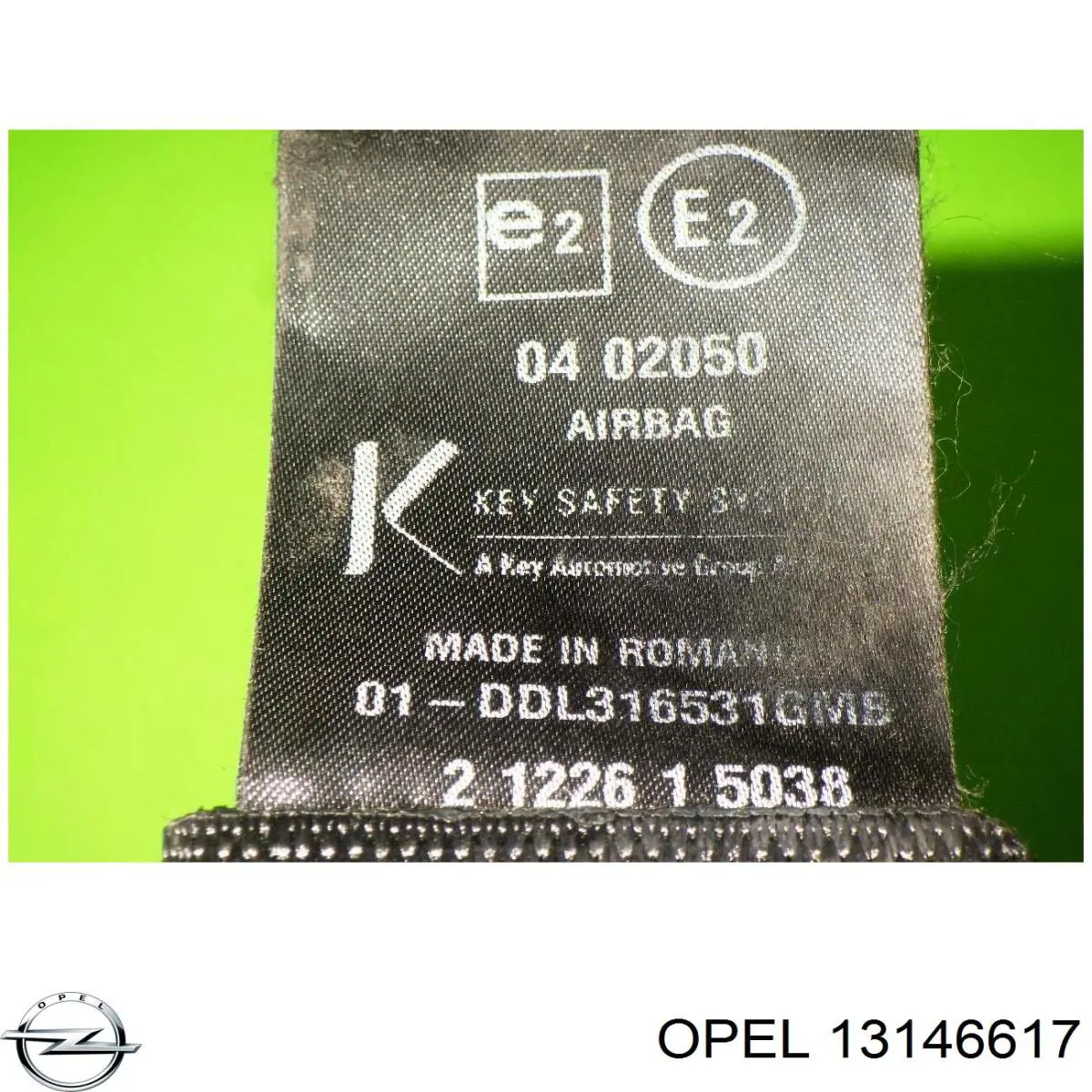 Купить 13146617 Opel Левый ремень безопасности